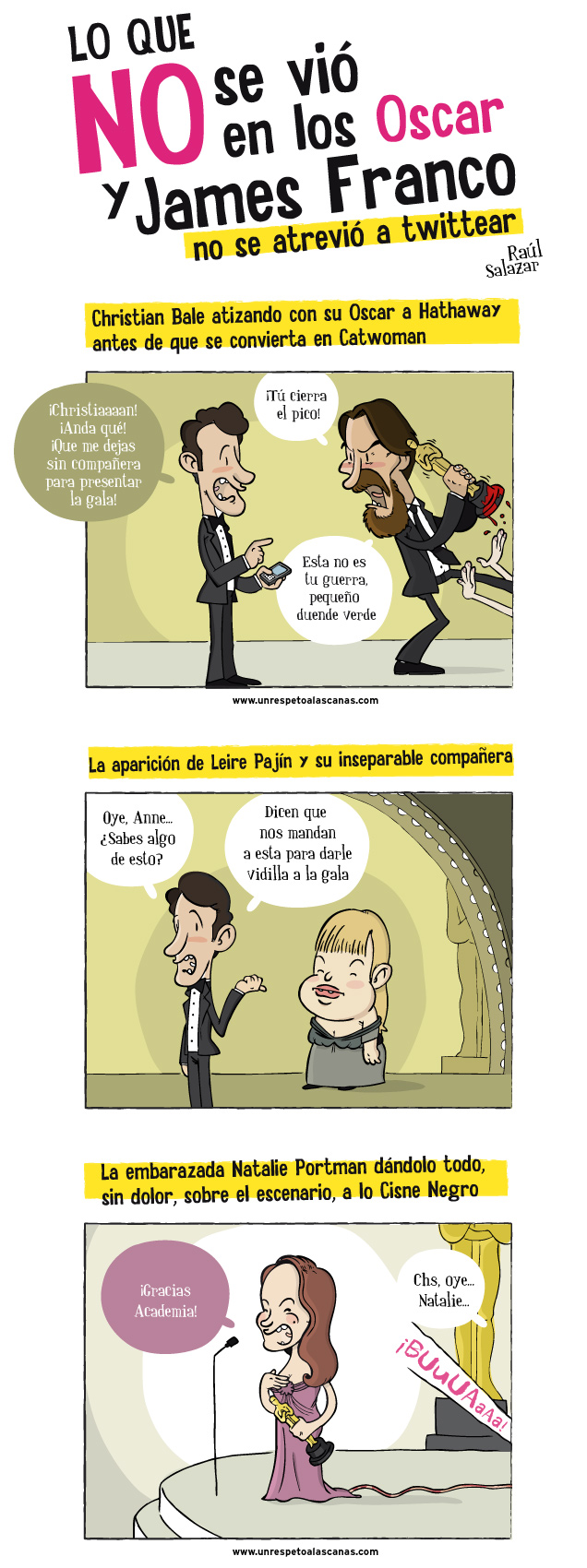 Lo que no se vió en los Oscar y James Franco no se atrevió a twittear |, image size:636x1700